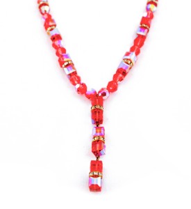 Adzo sparkle coral necklace